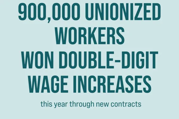 double digit wage increases