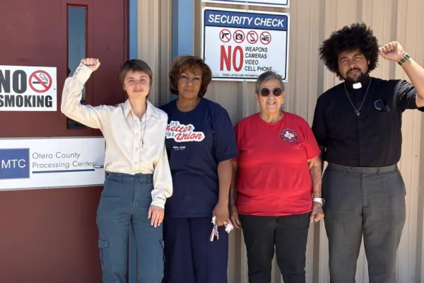 American Federation of Government Employees (AFGE) retiree Barbara Wilson and Texas State Employees Union (TSEU - CWA 6186) retiree Judy Lugo were able to make the trip to New Mexico.
