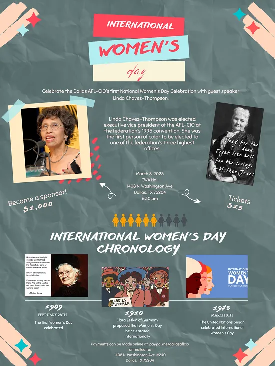 March 8 is International Women's Day