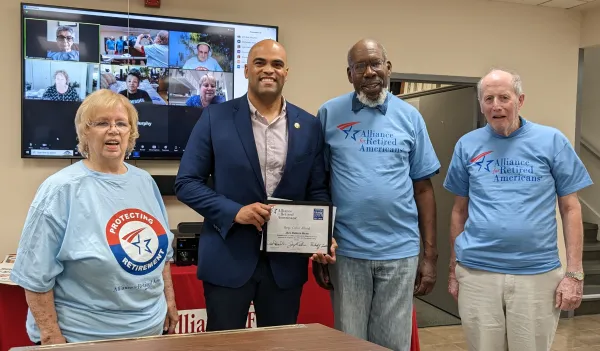 Colin Allred honored
