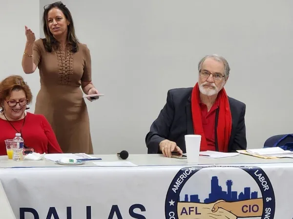 Yasmin Simon addresses Dallas AFL-CIO