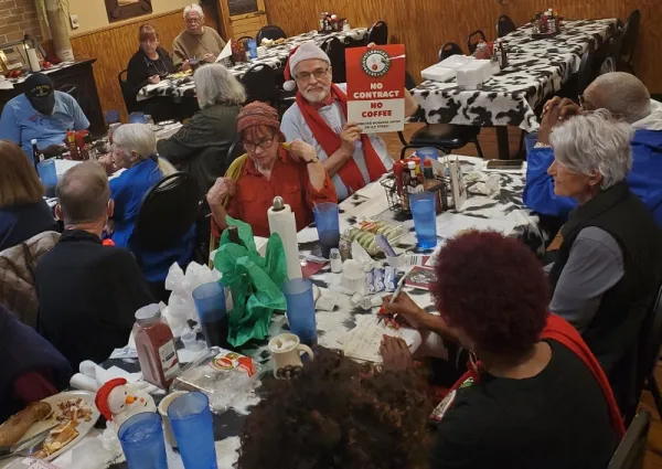 REtirees had a great christmas dinner