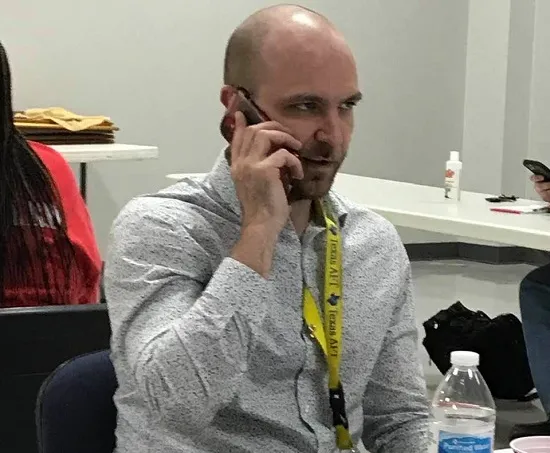 Youth leader Stu Becker