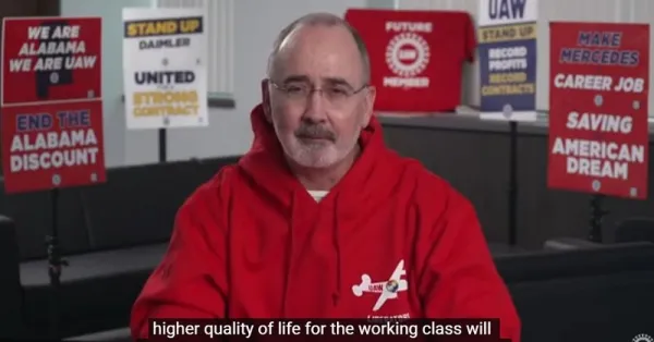 "Unsettling the billionaire class" --Shawn Fain of UAW