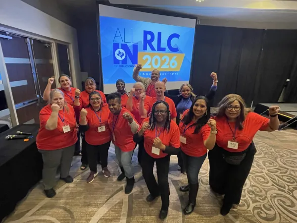 Northeast Houston AFT leaders from Channelview ISD, Galena Park ISD, and Sheldon ISD at the Texas AFT Regional Leadership Conference